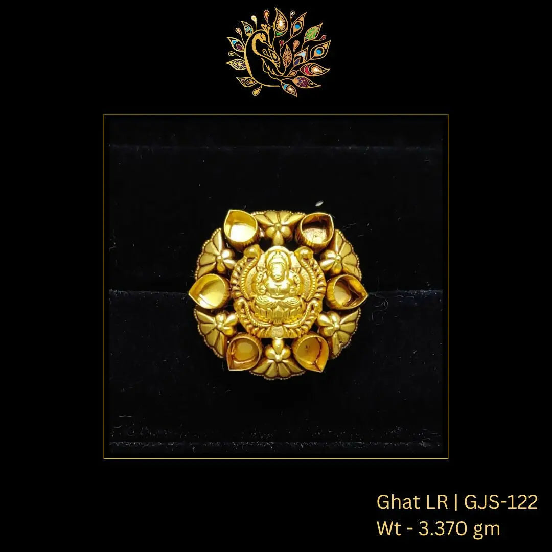 22kt Antique Ghat Ladies Ring Sarafa Bazar India