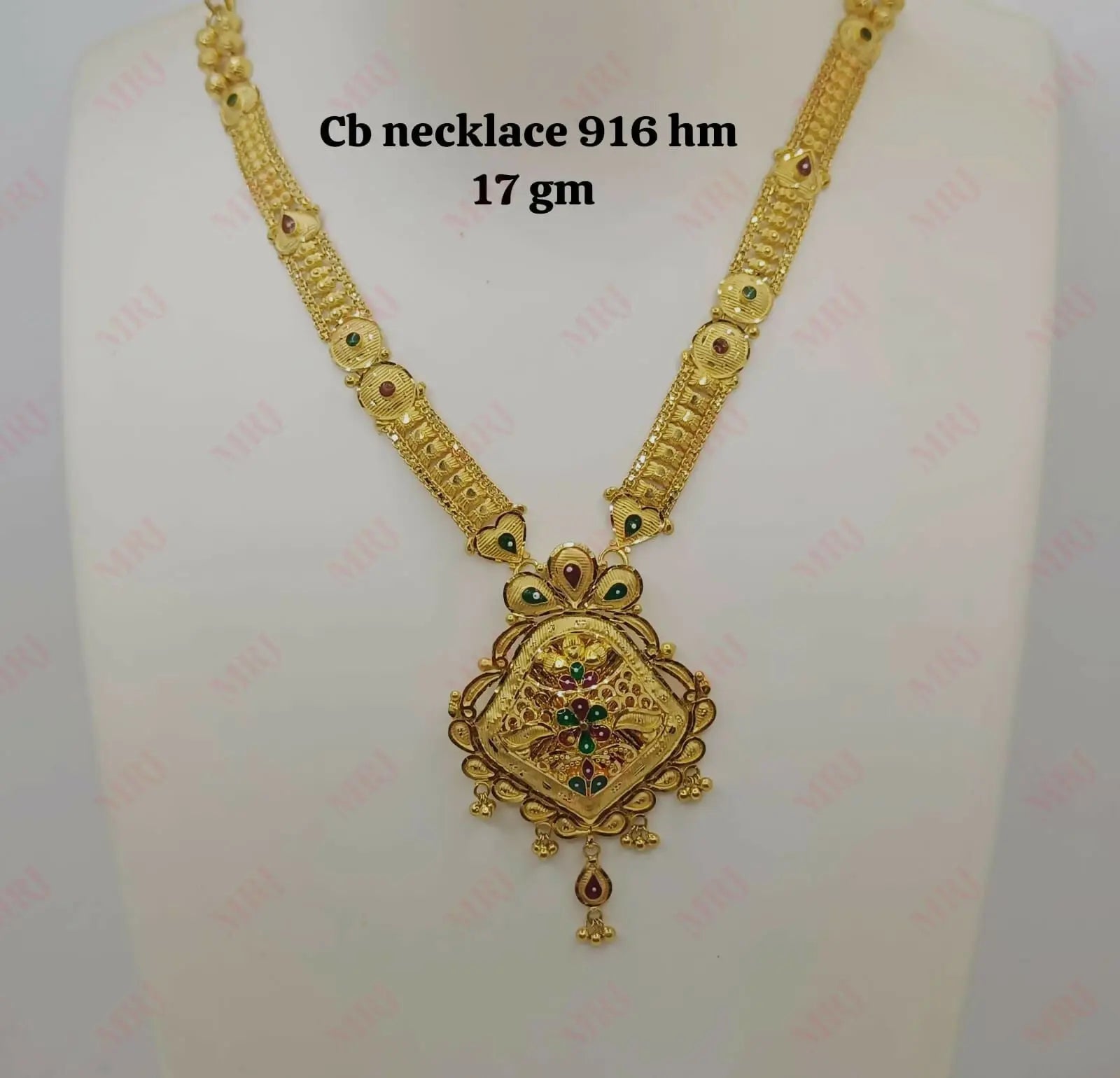 22kt CB Necklace Sarafa Bazar India