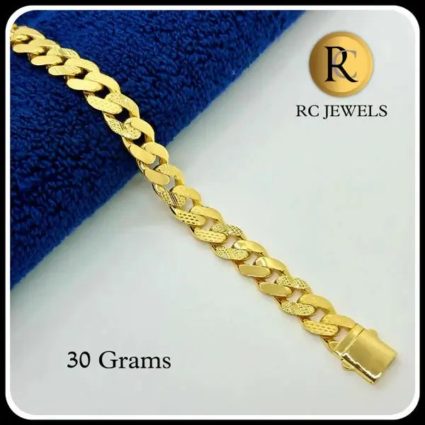 22kt Cuban Fusion Bracelet Sarafa Bazar India