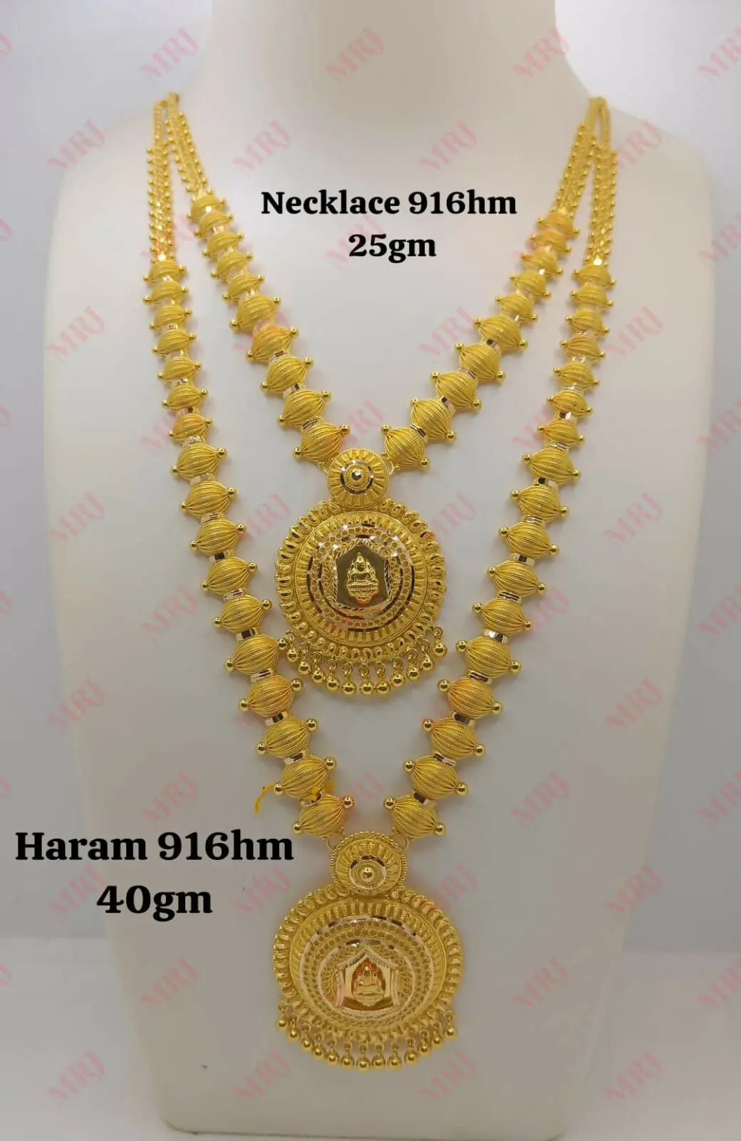 22kt Gold Necklace & Haram Sarafa Bazar India