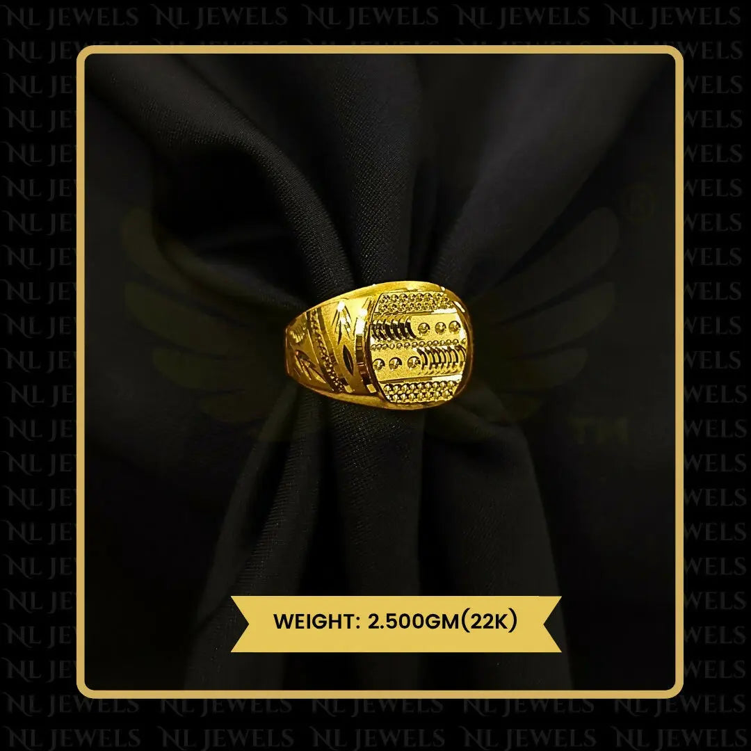 22kt Handmade Gents Ring Sarafa Bazar India