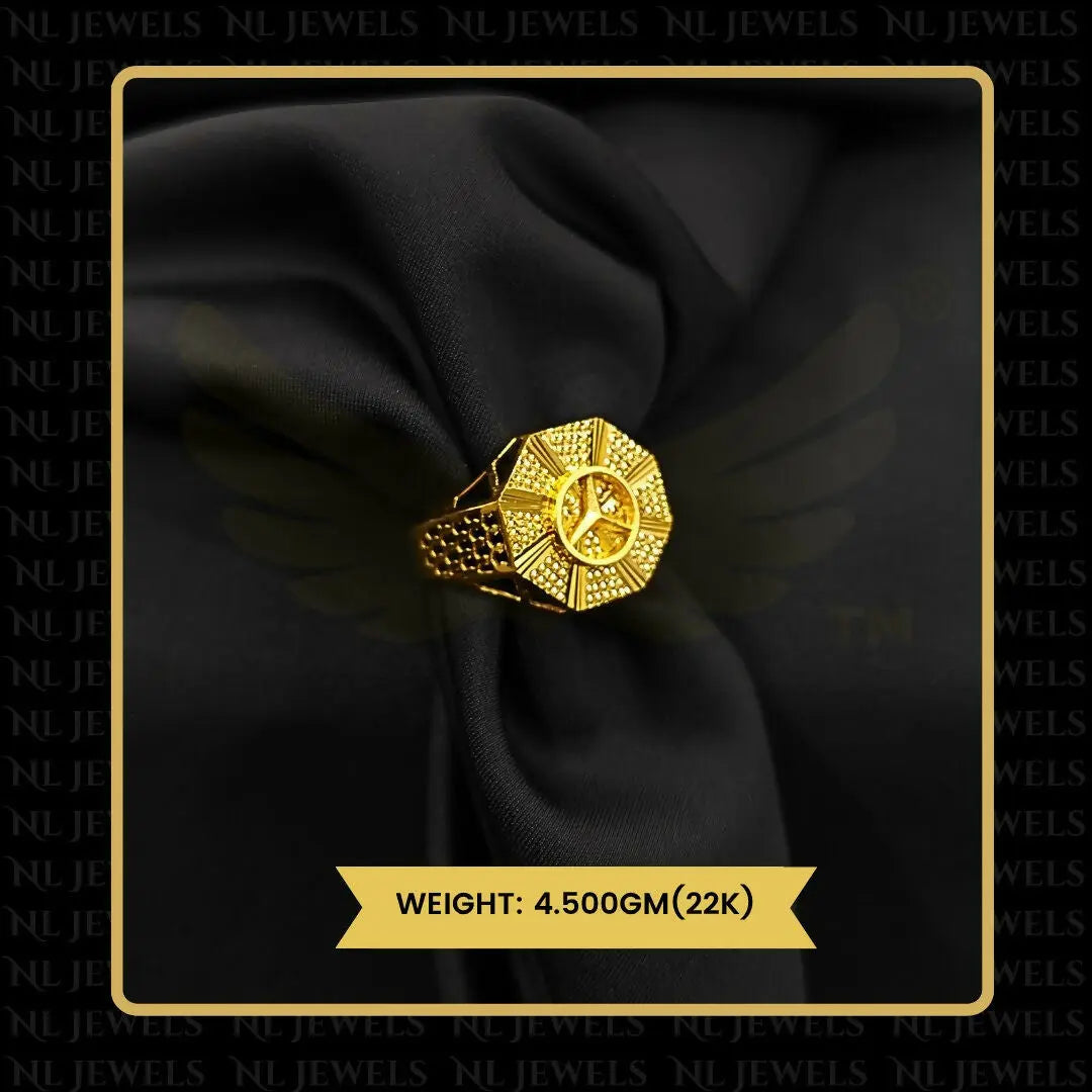22kt Handmade Gents Ring Sarafa Bazar India