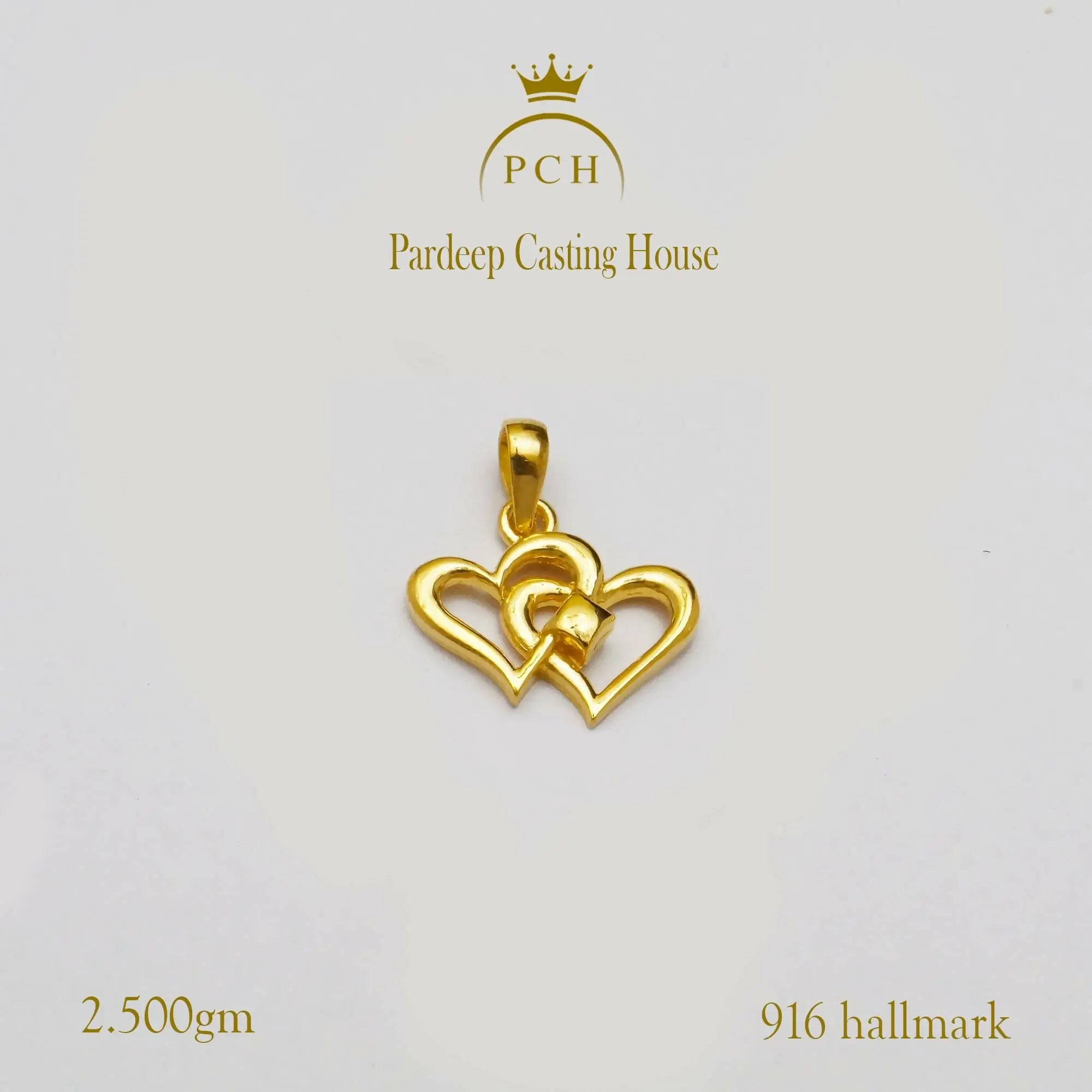 22kt Yellow Gold Pendant For Women Sarafa Bazar India