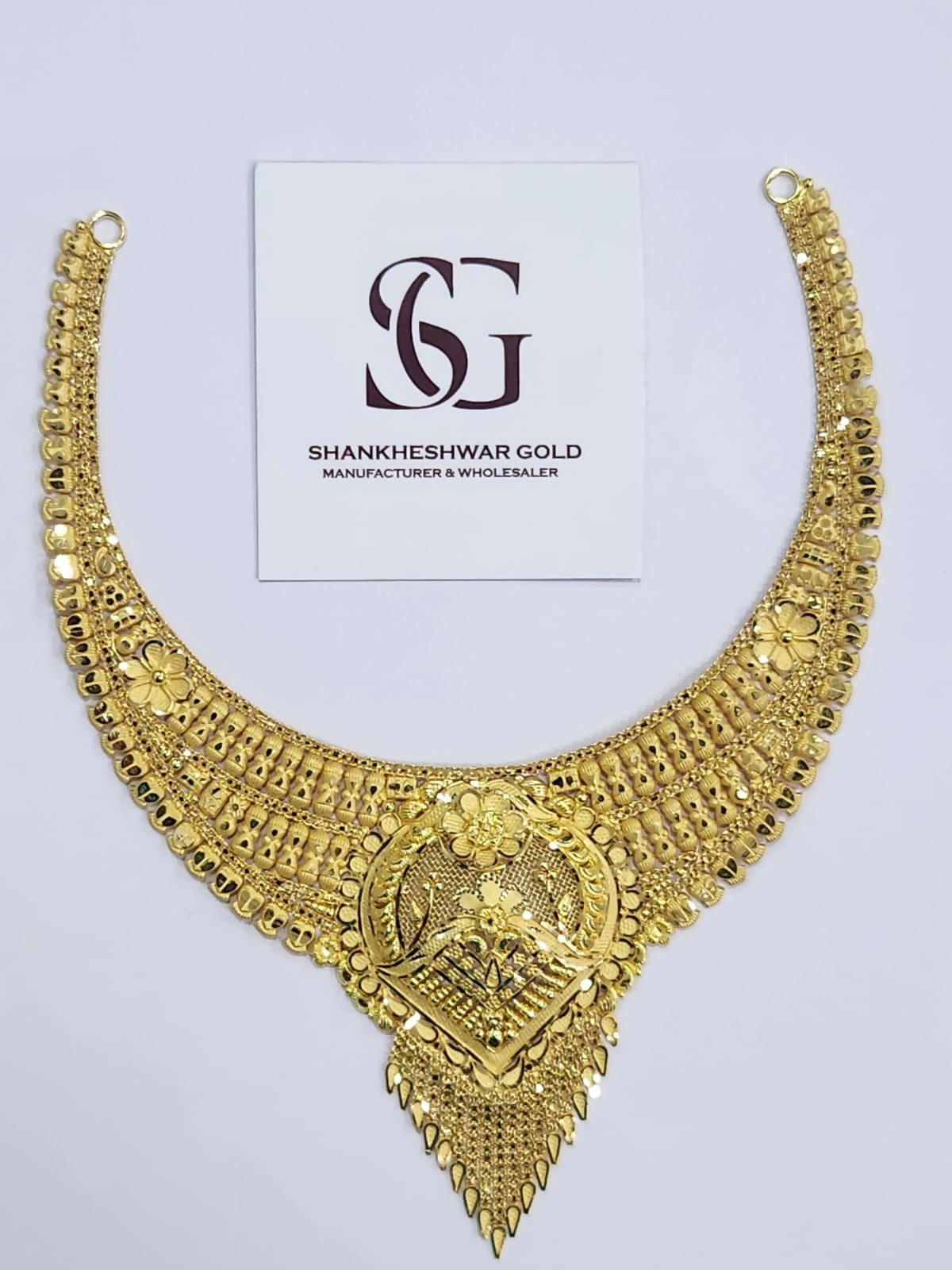 Gold Necklace Sarafa Bazar India