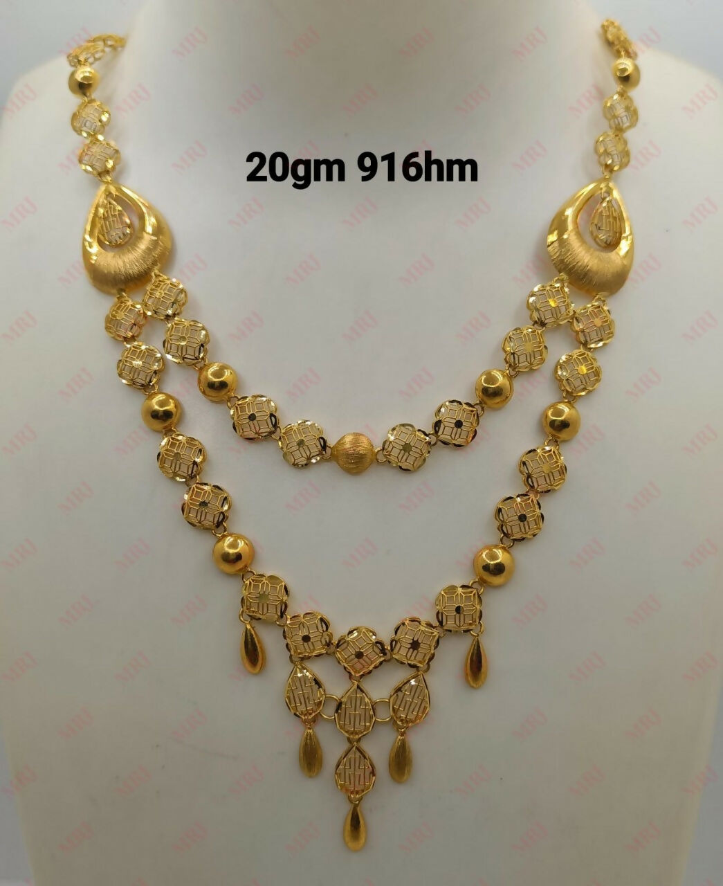 22kt Turkey Necklace Sarafa Bazar India