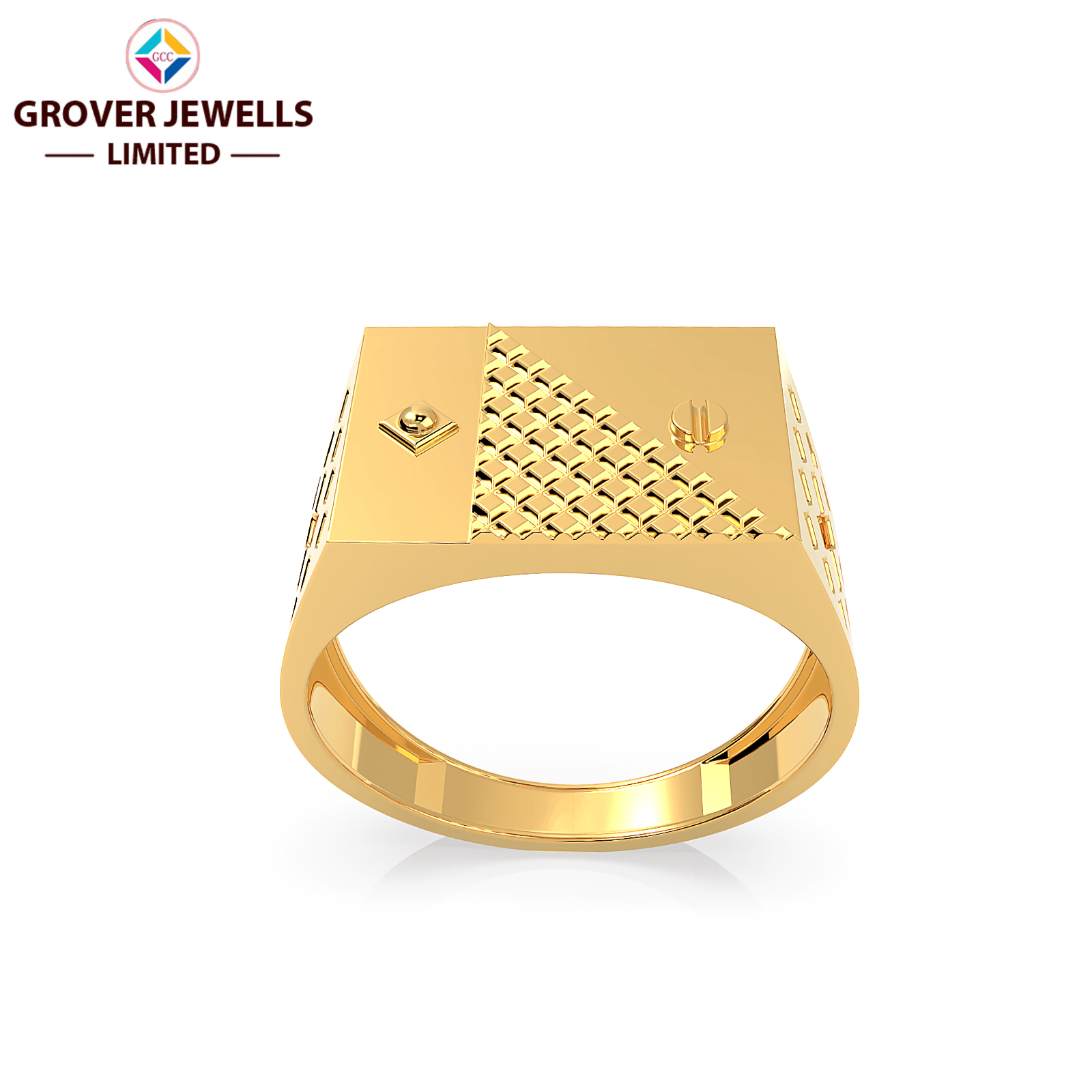 PAPER CASTING GENTS RING (PCGR-212) Sarafa Bazar India