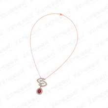 Designer 14K Gold Diamond Pendant Sets Sarafa Bazar India