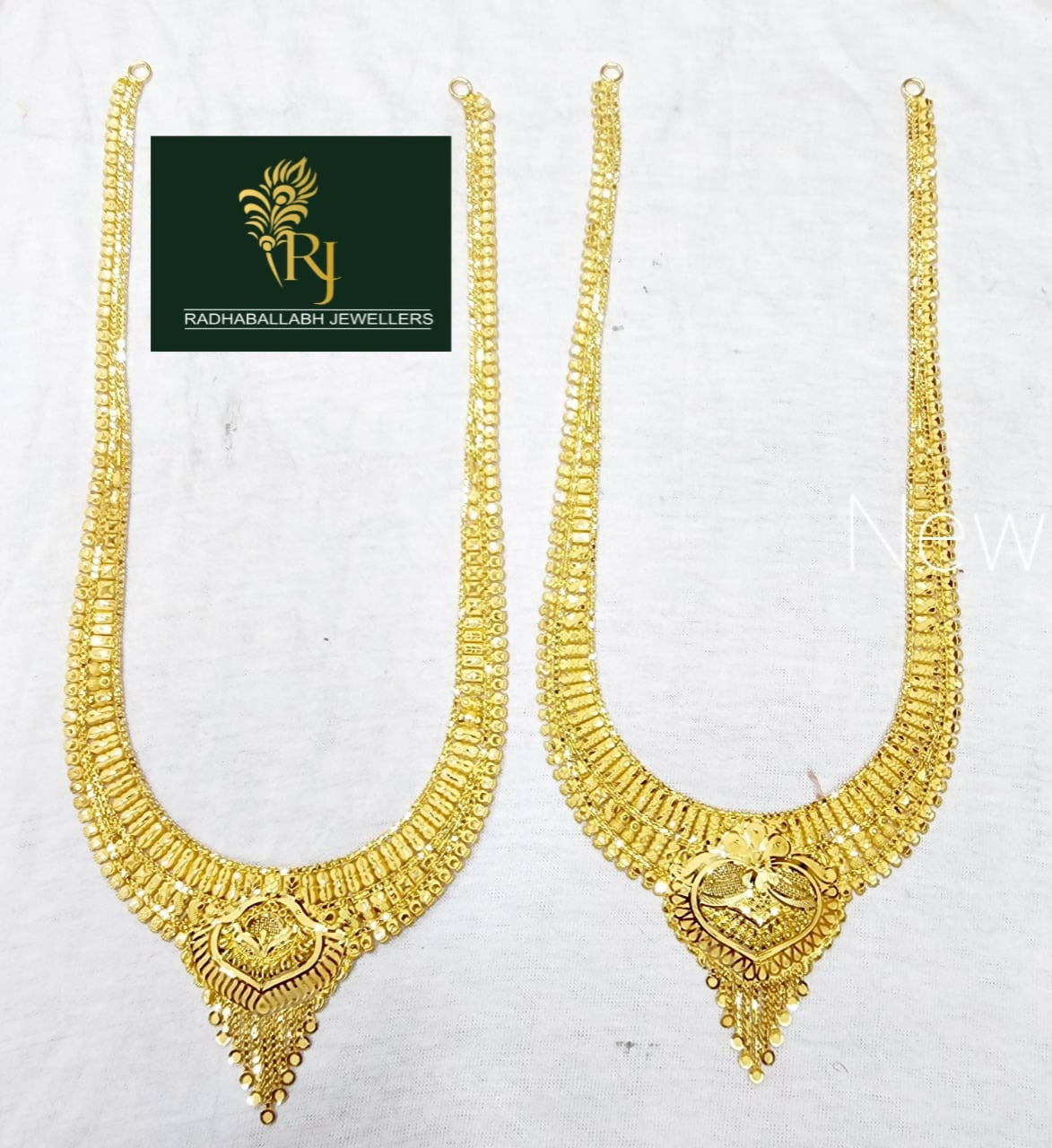 Gold Long Set Sarafa Bazar India