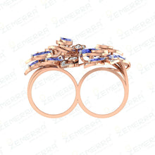 Exclusive 14K Gold Diamond Rings Design Sarafa Bazar India