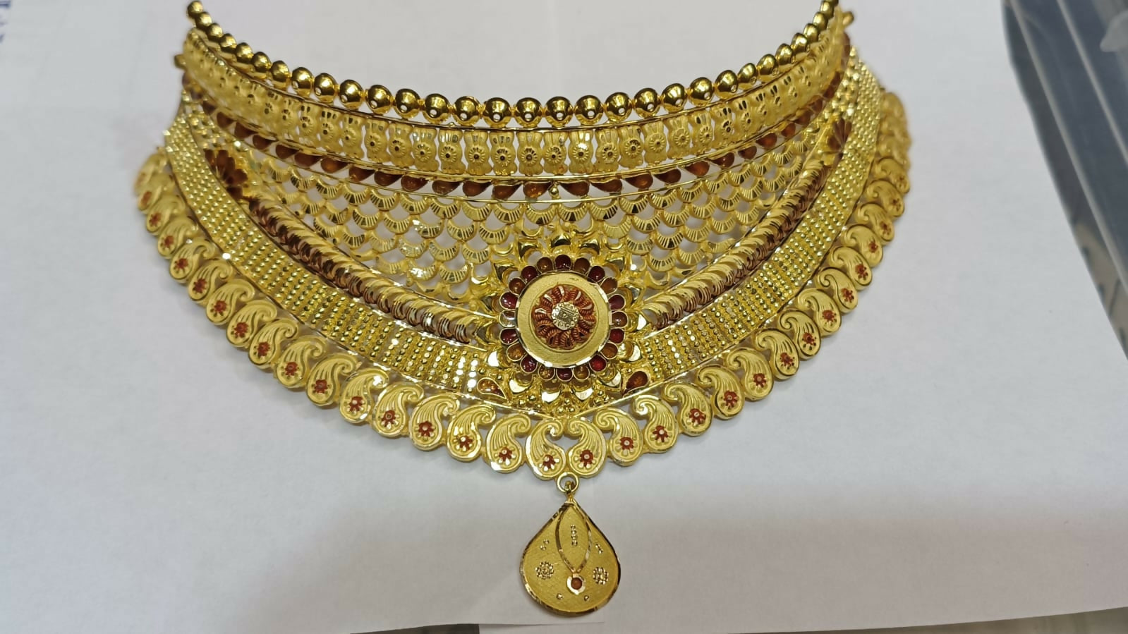 Gold Choker Sarafa Bazar India