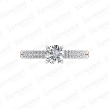 New Arrival 14KT Gold Classic Solitaire Diamond Ring Sarafa Bazar India