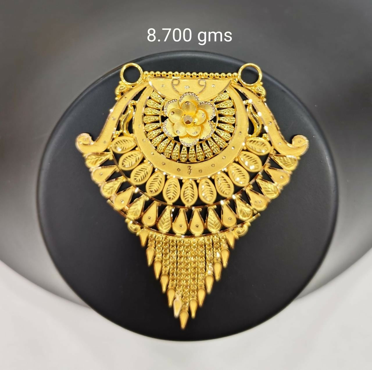 Gold Mangalsutra Pendant Sarafa Bazar India