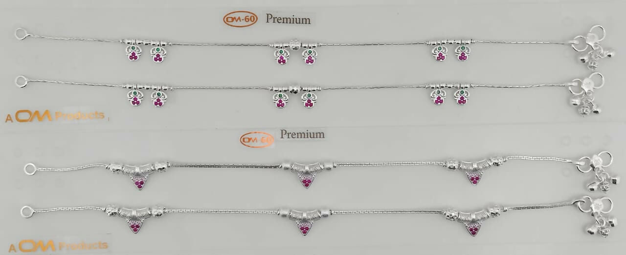 Silver Micro Payal Sarafa Bazar India