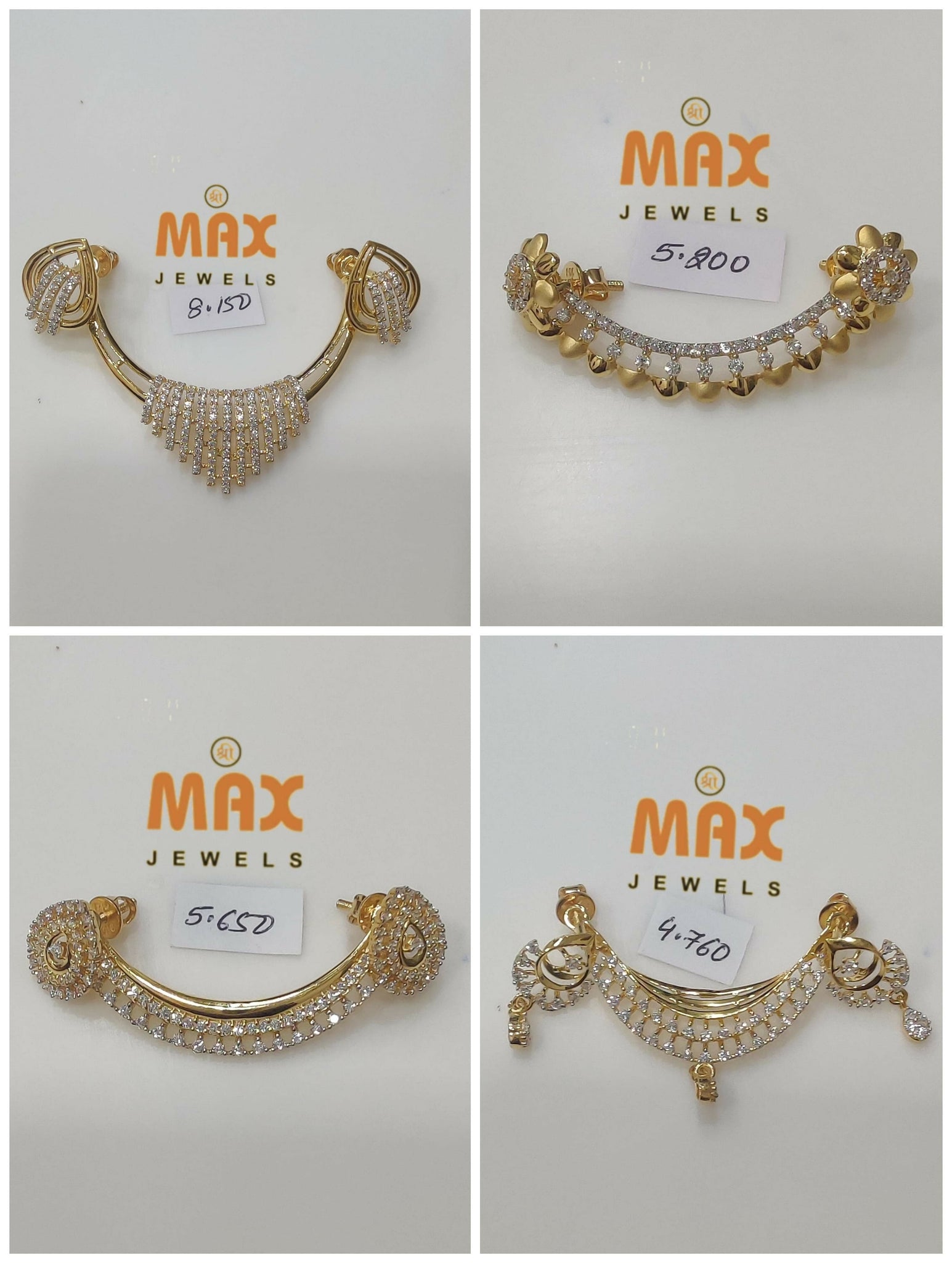 CZ Mangalsutra Pendants Sarafa Bazar India