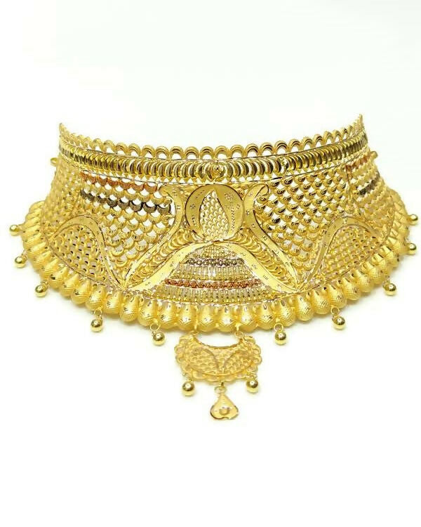 Gold Choker Sarafa Bazar India