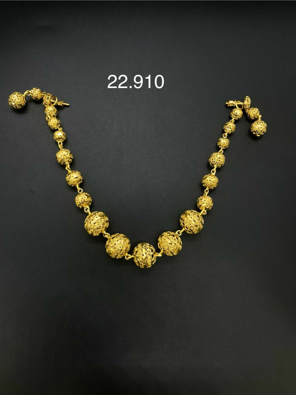 18kt & 22kt Yellow Dubai Set Sarafa Bazar India