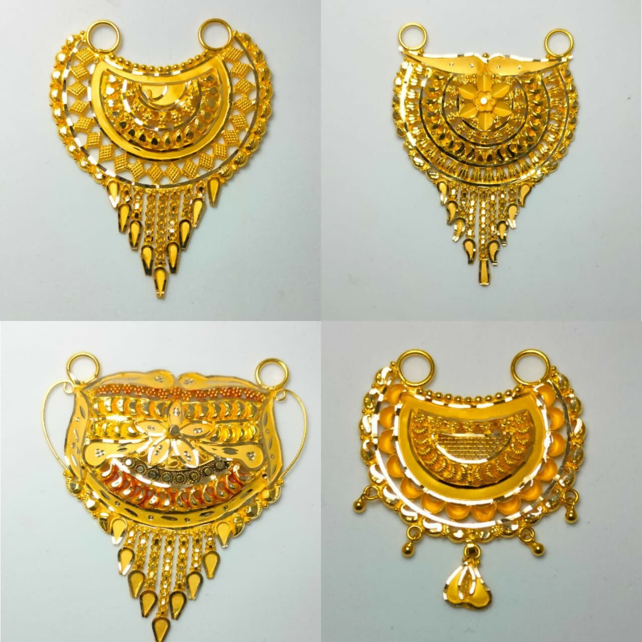 Gold Mangalsutra Pendants Sarafa Bazar India