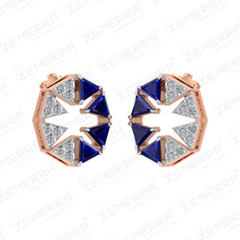 Hot Selling 14K Rose Gold Diamond Pendant Set For Women Sarafa Bazar India