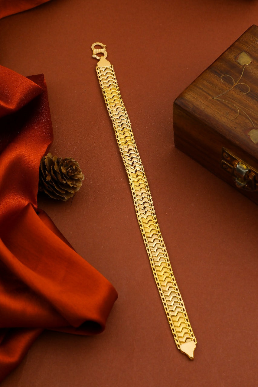 Gold Gents Bracelets Sarafa Bazar India