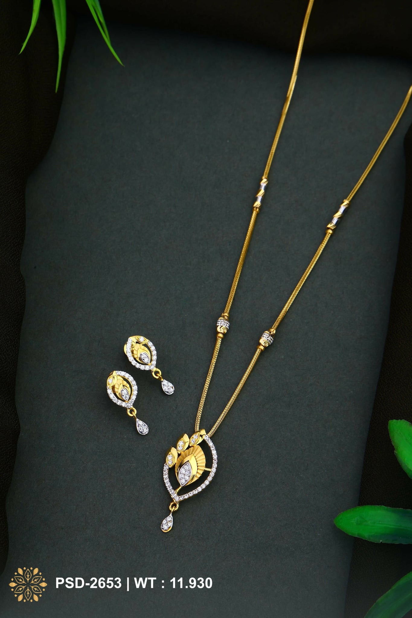 CZ Chain Set Sarafa Bazar India