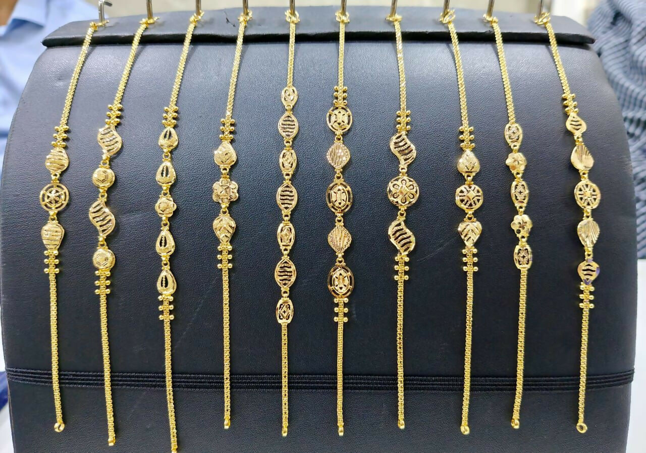 Gold Ladies Bracelets Sarafa Bazar India