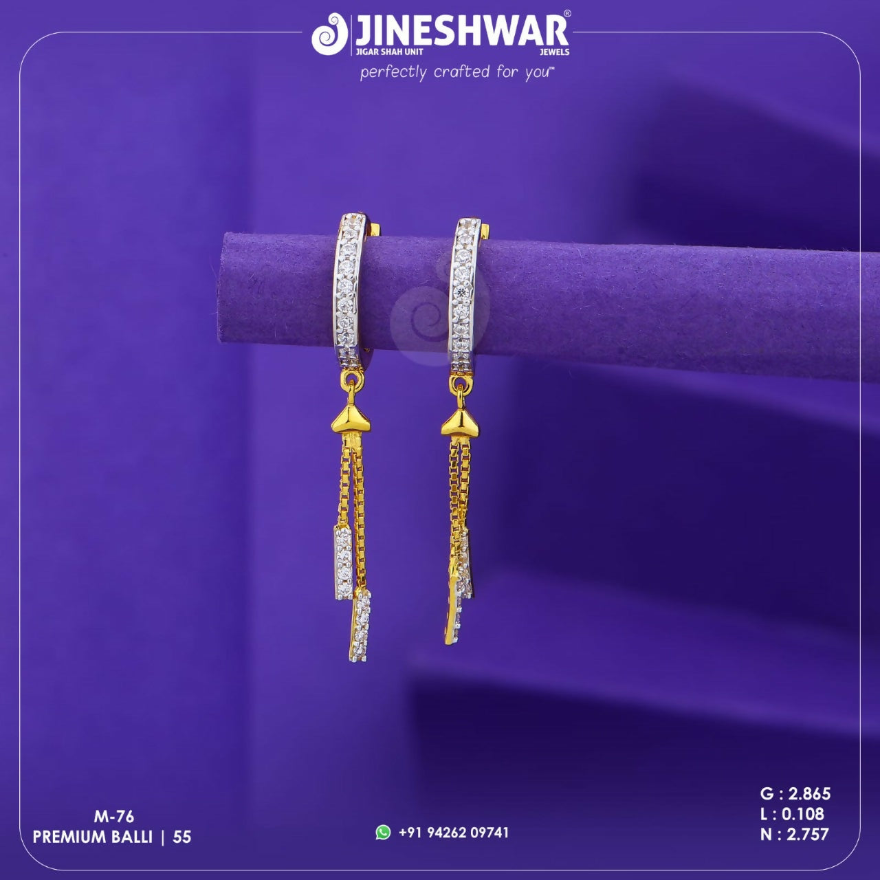 18kt Premium Bali Sarafa Bazar India