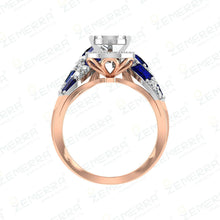 14K Rose Gold Luxury Rings & Real Diamonds Sarafa Bazar India