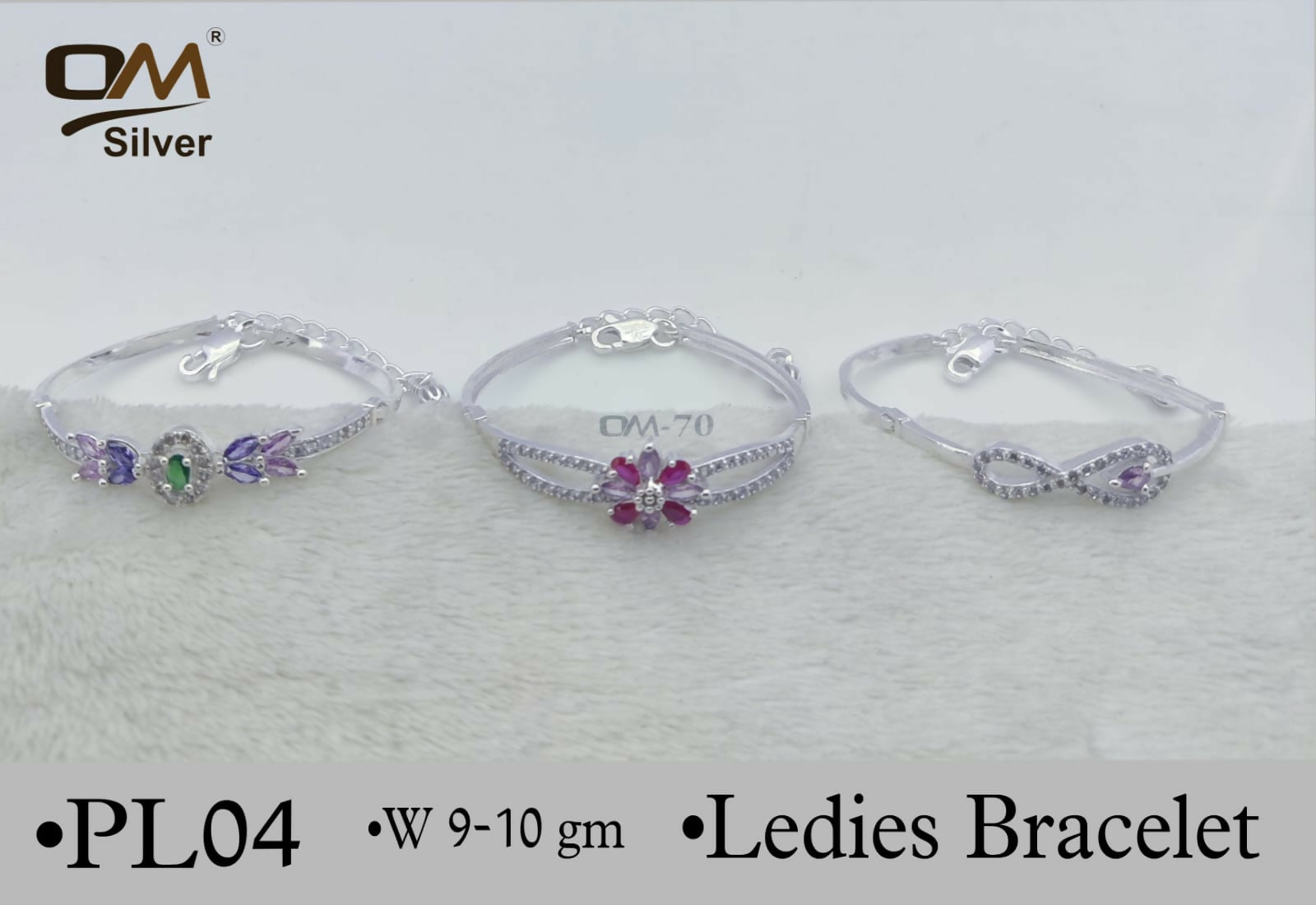 Silver Ladies Bracelet Sarafa Bazar India