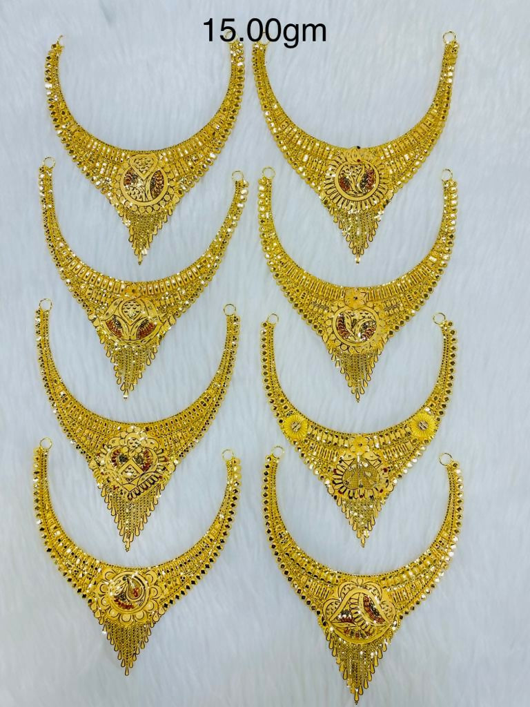 Gold Necklace Sarafa Bazar India