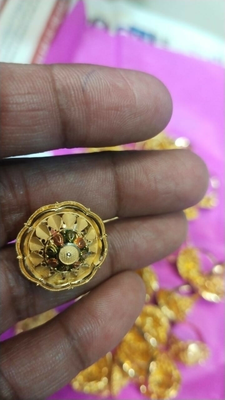 Gold Ladies Rings Sarafa Bazar India