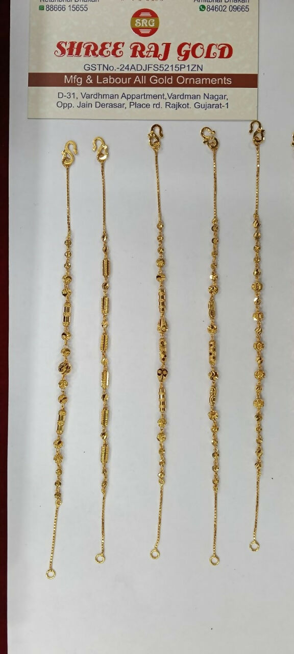 Gold Ladies Bracelets Sarafa Bazar India