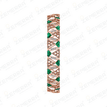 14K Gold Diamond Bangle Featuring Brilliant-cut Diamonds Sarafa Bazar India