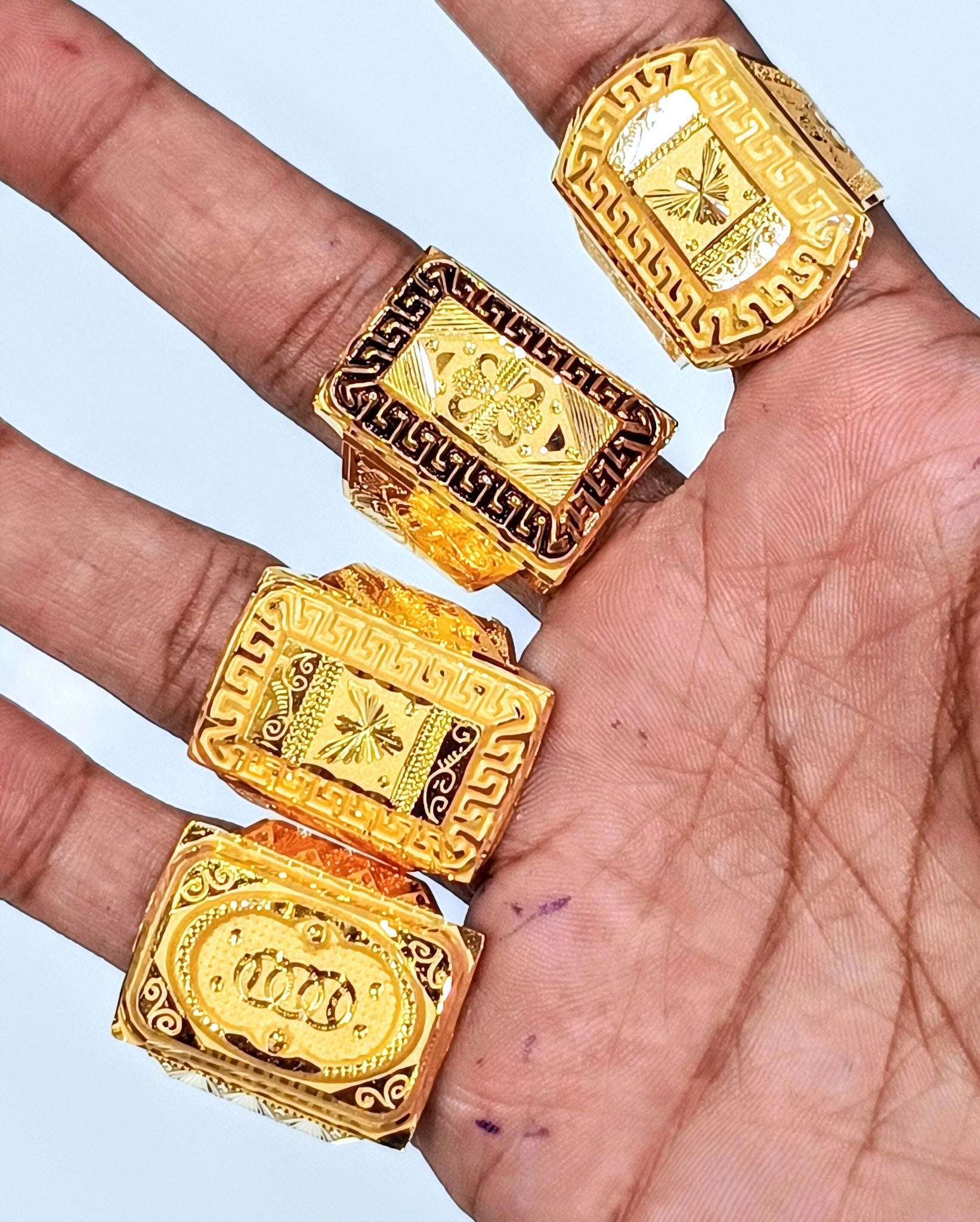 Gold Gents Rings Sarafa Bazar India