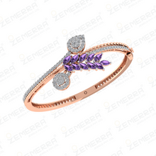 Rose Gold & Diamond Luxury Bracelets In 14K Gold Sarafa Bazar India