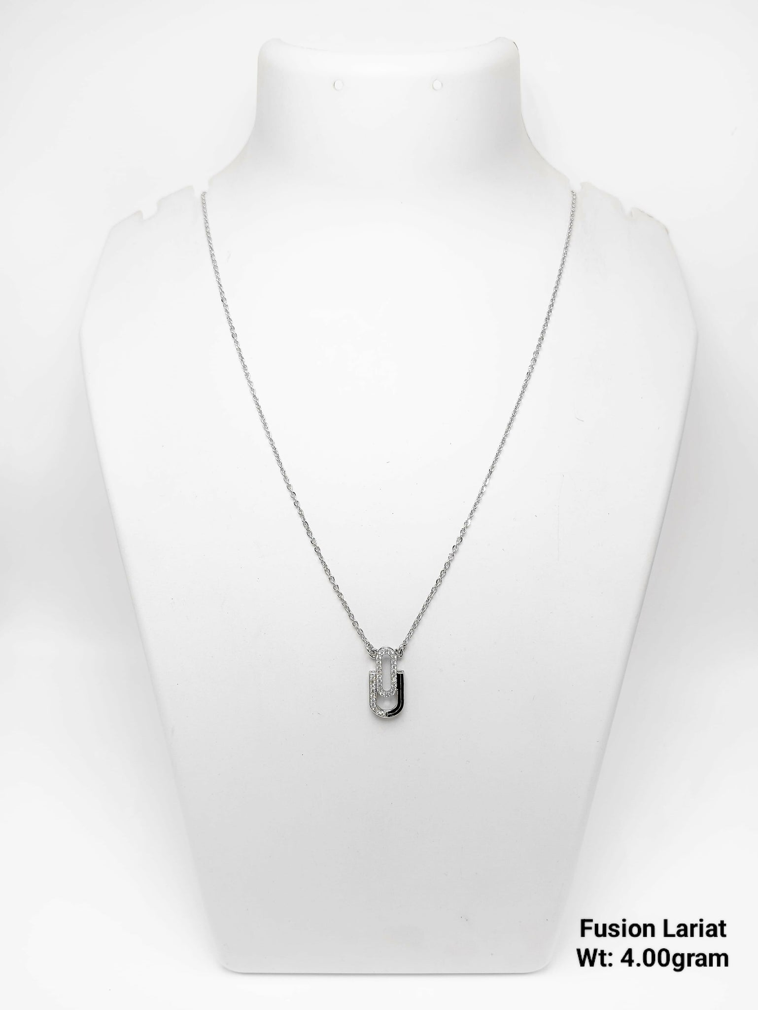 925 Silver Fusion Lariat Sarafa Bazar India