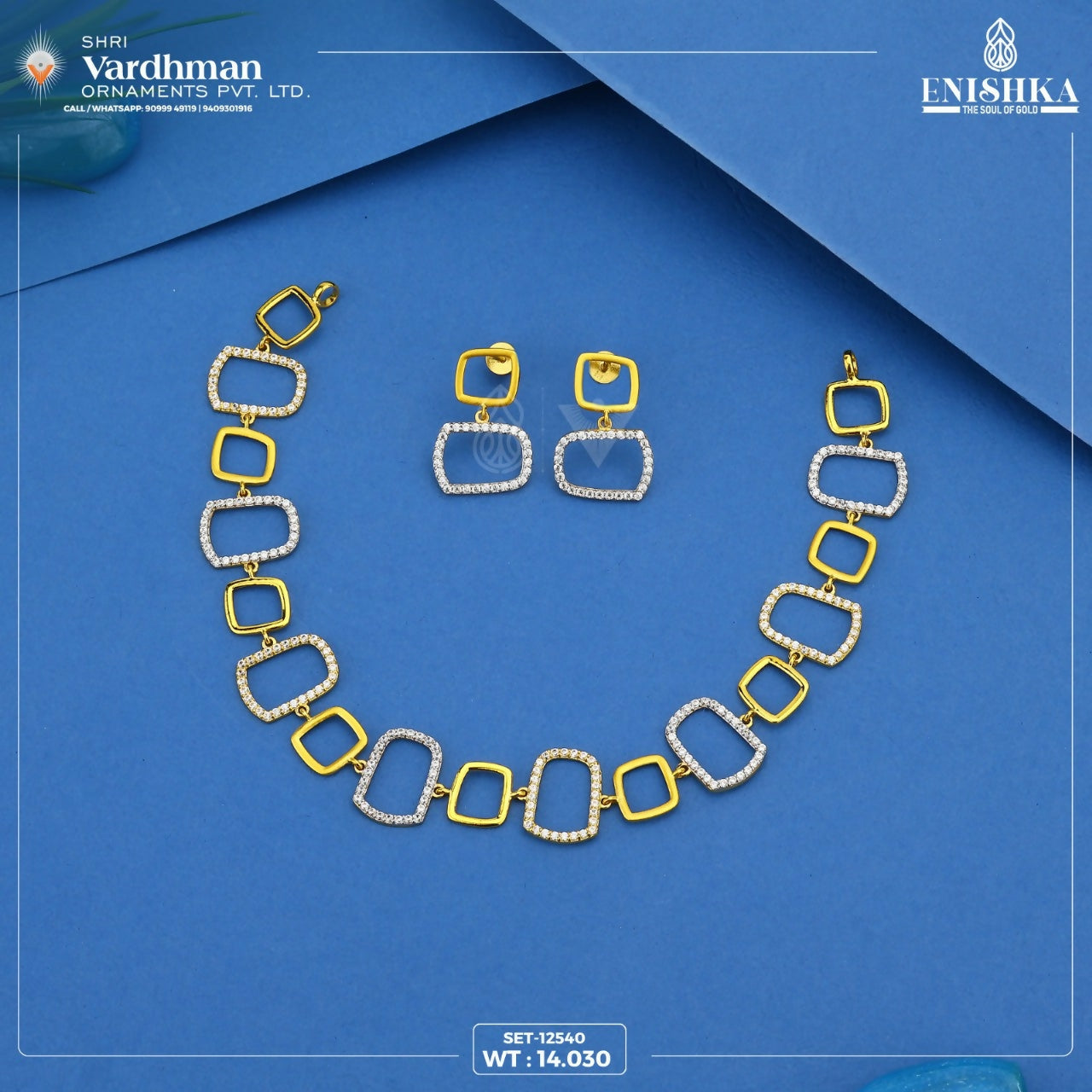 CZ Necklace Sarafa Bazar India