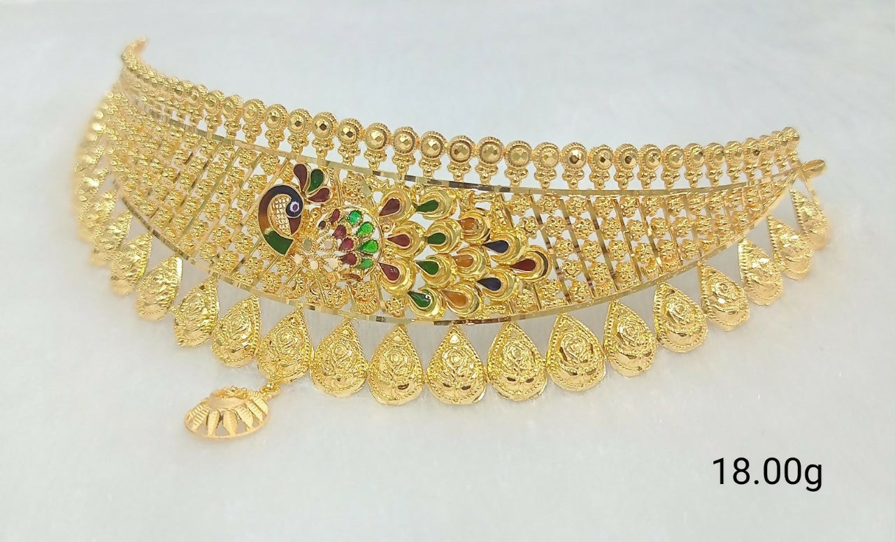 Gold Choker Sarafa Bazar India