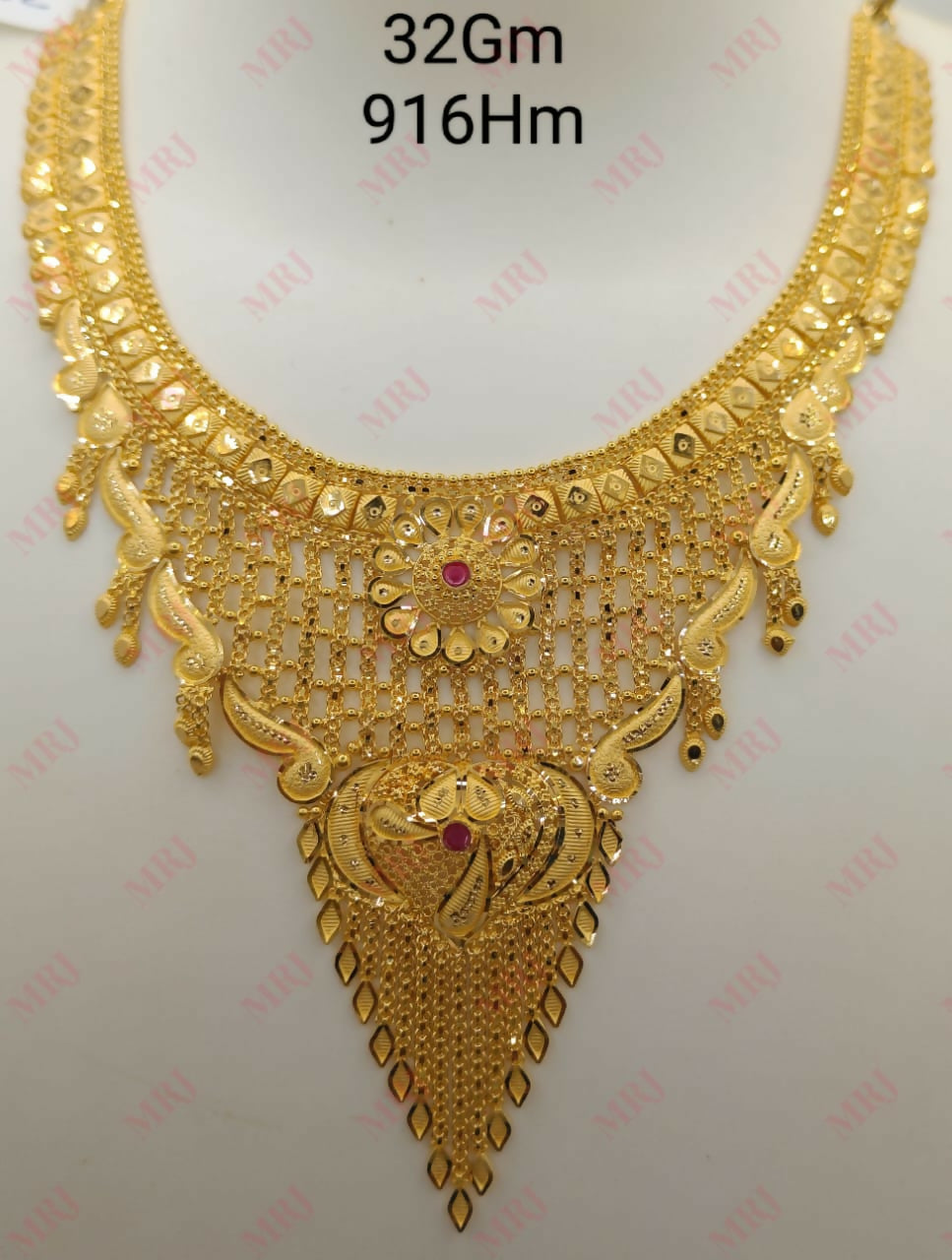 22kt Gold Necklace Sarafa Bazar India