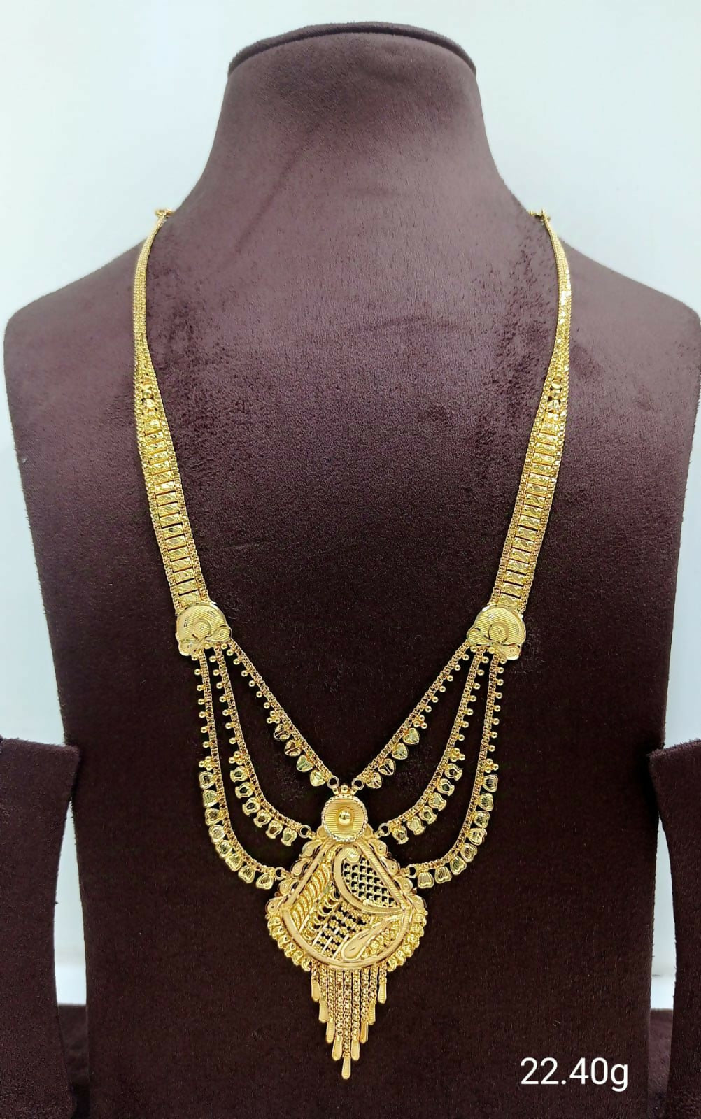 Gold Long Set Sarafa Bazar India