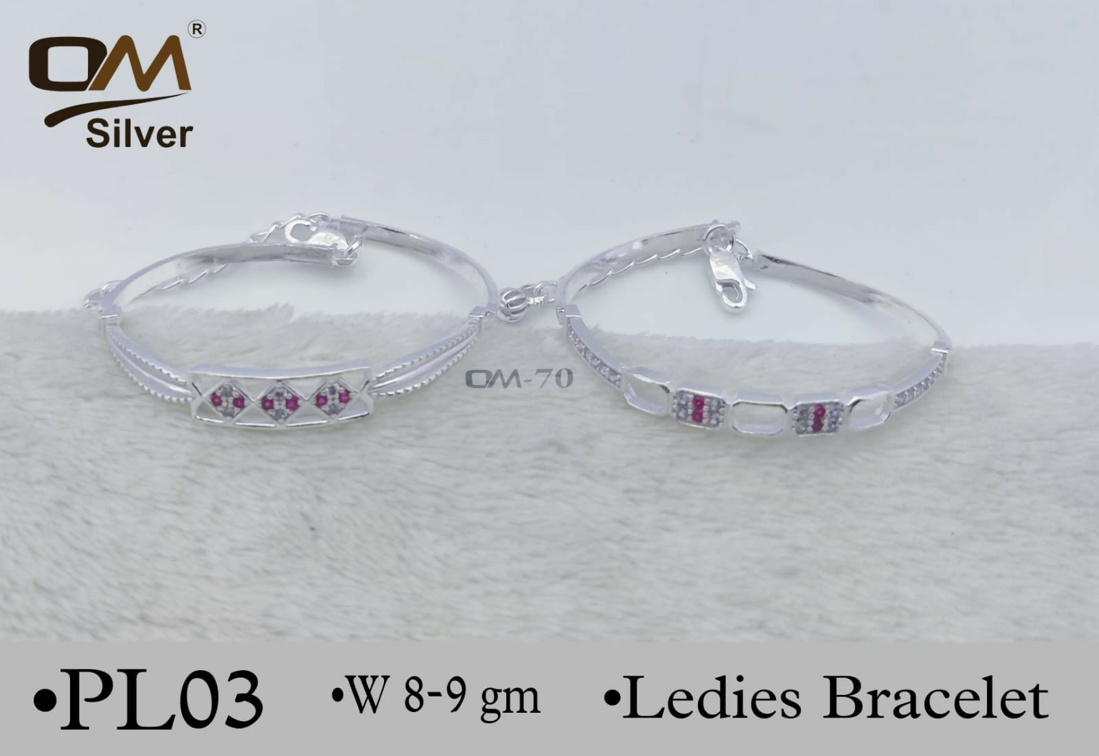 Silver Ladies Bracelet Sarafa Bazar India