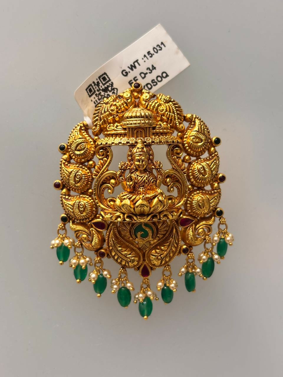 Antique Temple Pendants Sarafa Bazar India