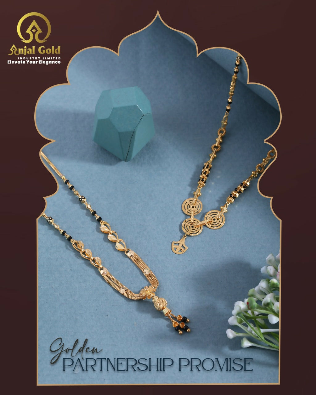 Gold Mangalsutra Sarafa Bazar India