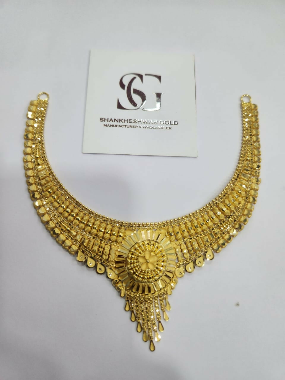 Gold Necklace Sarafa Bazar India