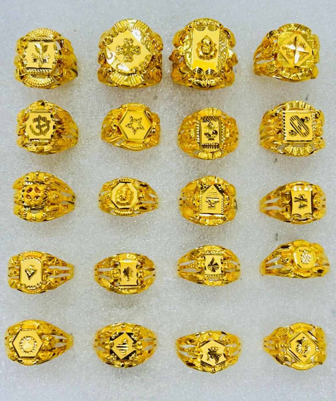 Gold Gents Rings Sarafa Bazar India