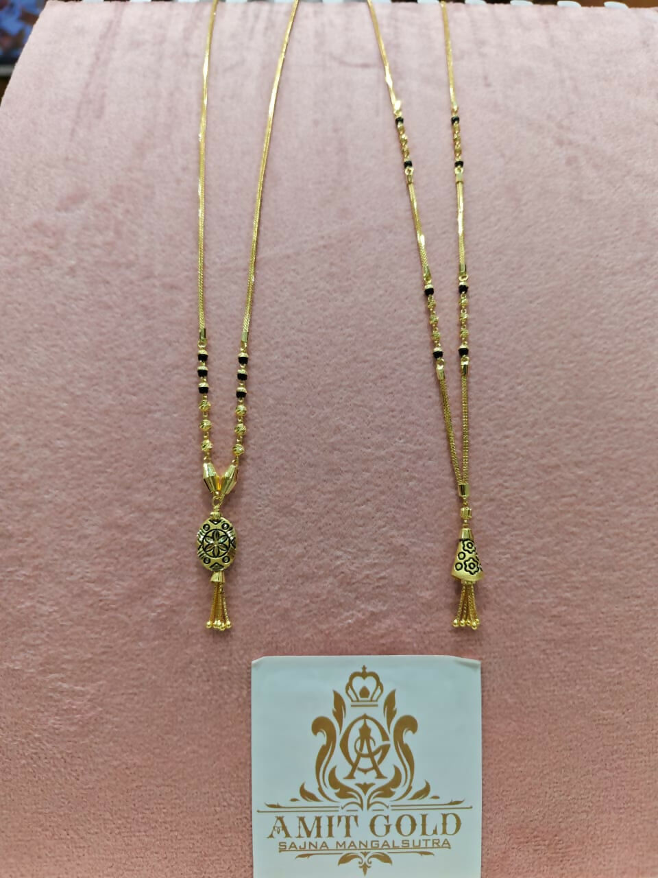 Gold Mangalsutra Sarafa Bazar India