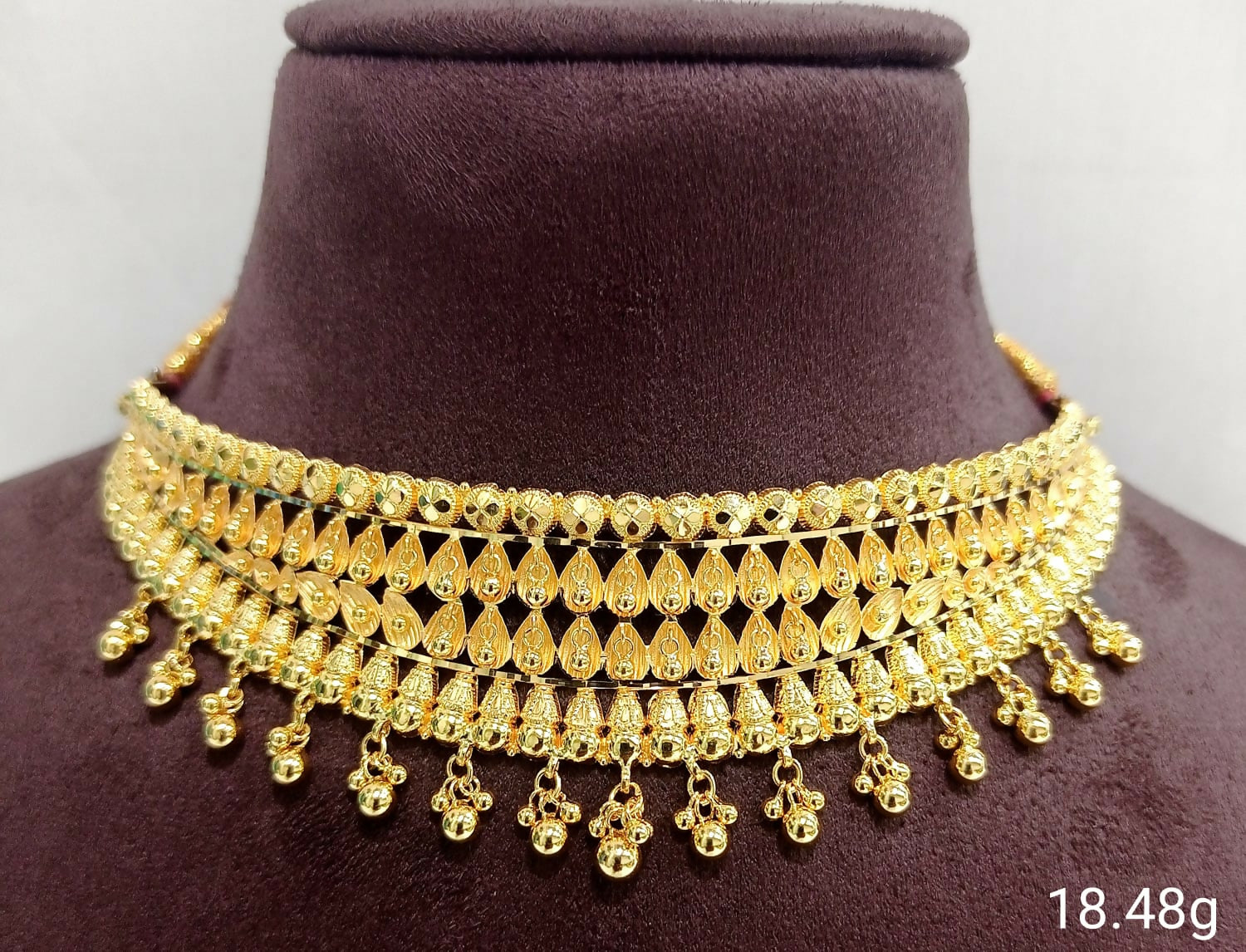 Gold Choker Sarafa Bazar India