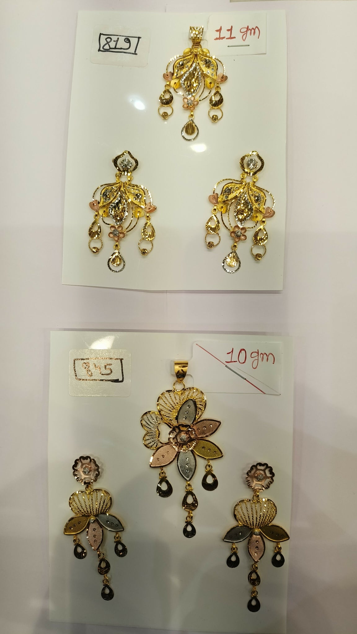 Flora Fusion Pendant Set Sarafa Bazar India