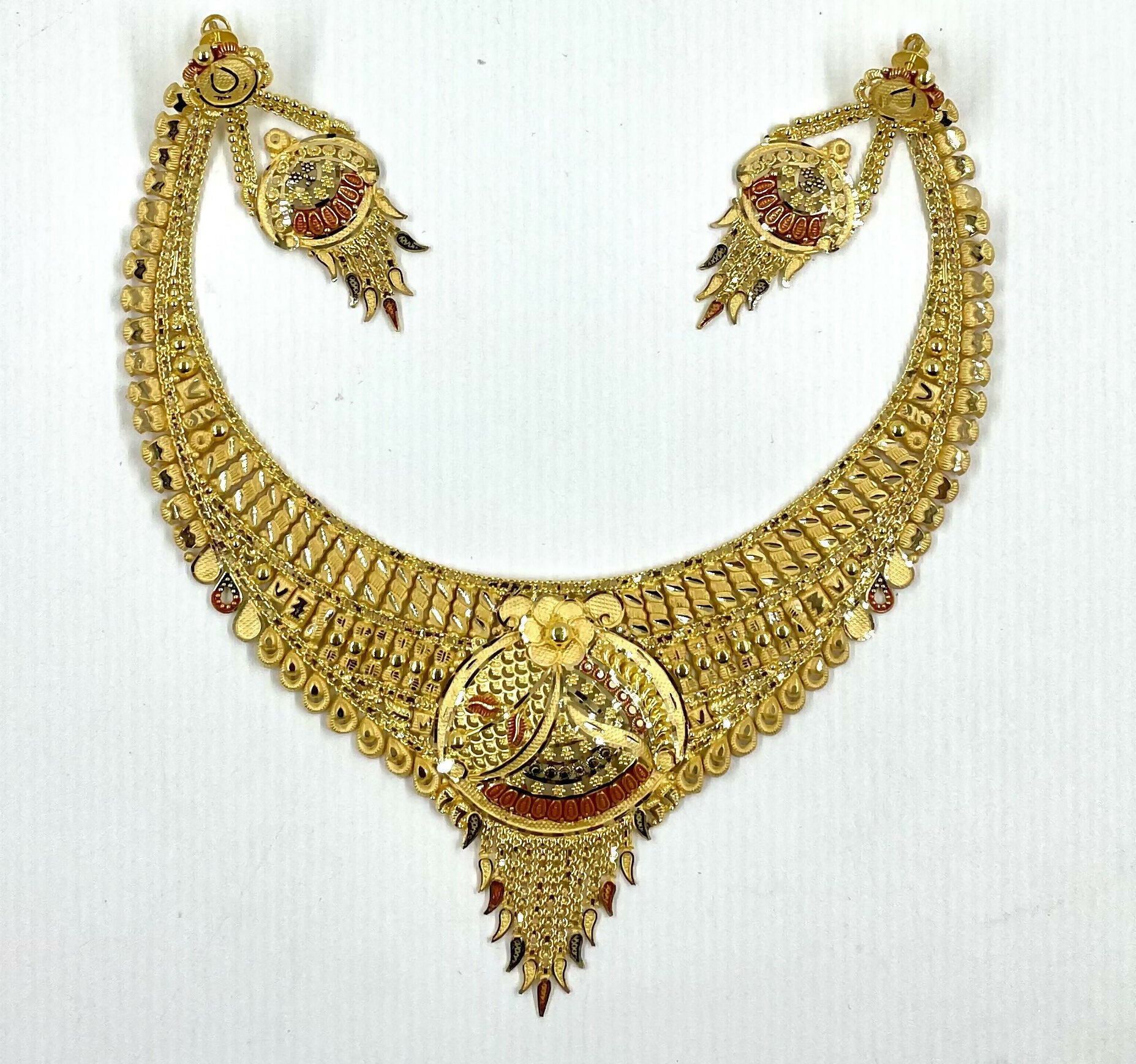 Gold Necklace Sarafa Bazar India