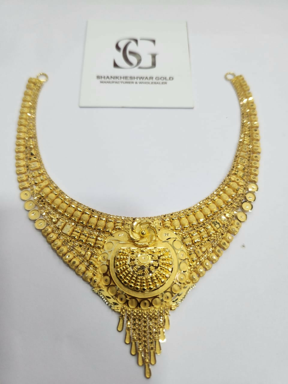 Gold Necklace Sarafa Bazar India