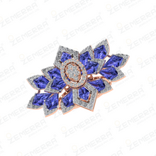 Elegant 14K Gold Natural Diamond Ring for Women Sarafa Bazar India